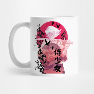 Samurai woman anime Mug